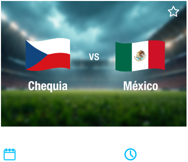 Partido 28 - Chequia vs Mexico